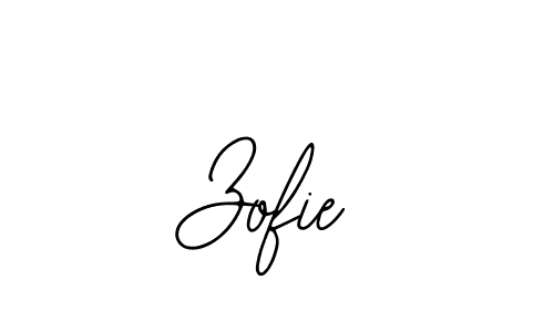 How to make Zofie signature? Bearetta-2O07w is a professional autograph style. Create handwritten signature for Zofie name. Zofie signature style 12 images and pictures png