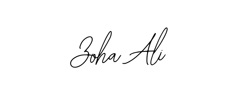 Create a beautiful signature design for name Zoha Ali. With this signature (Bearetta-2O07w) fonts, you can make a handwritten signature for free. Zoha Ali signature style 12 images and pictures png