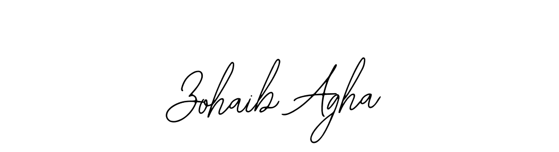 It looks lik you need a new signature style for name Zohaib Agha. Design unique handwritten (Bearetta-2O07w) signature with our free signature maker in just a few clicks. Zohaib Agha signature style 12 images and pictures png