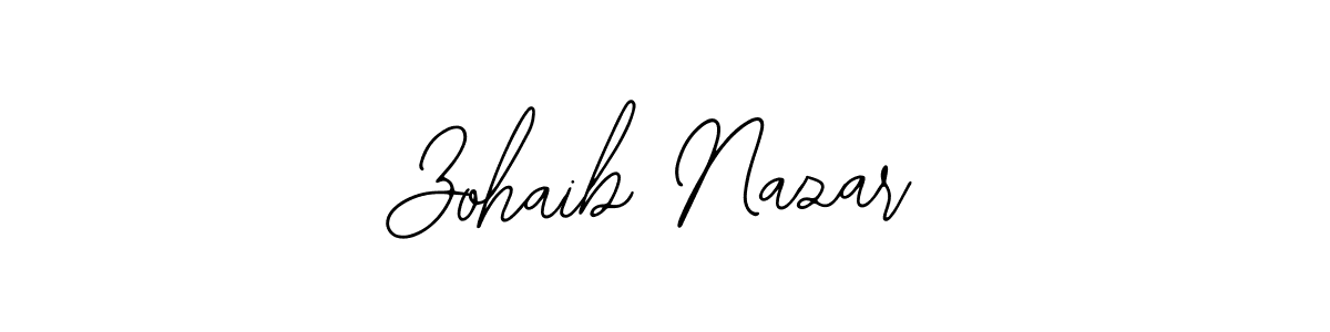 Also we have Zohaib Nazar name is the best signature style. Create professional handwritten signature collection using Bearetta-2O07w autograph style. Zohaib Nazar signature style 12 images and pictures png