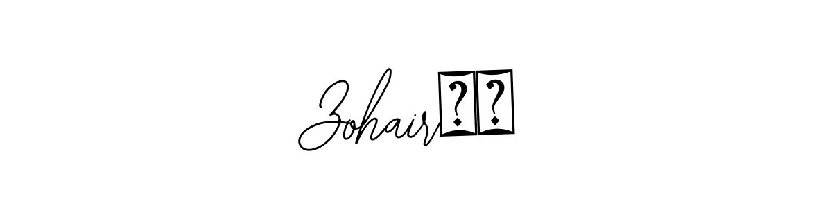 Also You can easily find your signature by using the search form. We will create Zohair❤️ name handwritten signature images for you free of cost using Bearetta-2O07w sign style. Zohair❤️ signature style 12 images and pictures png