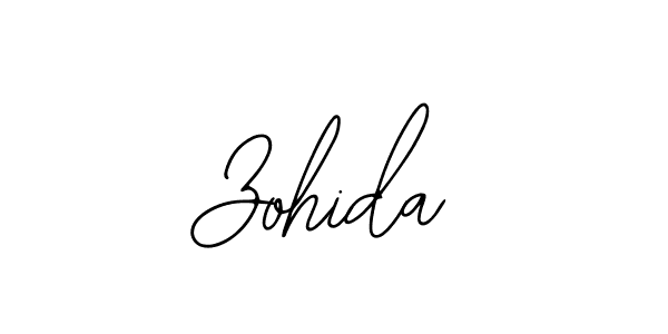 Design your own signature with our free online signature maker. With this signature software, you can create a handwritten (Bearetta-2O07w) signature for name Zohida. Zohida signature style 12 images and pictures png