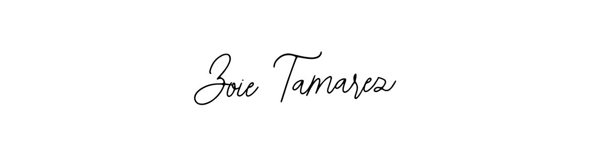 How to make Zoie Tamarez name signature. Use Bearetta-2O07w style for creating short signs online. This is the latest handwritten sign. Zoie Tamarez signature style 12 images and pictures png