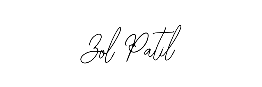 It looks lik you need a new signature style for name Zol Patil. Design unique handwritten (Bearetta-2O07w) signature with our free signature maker in just a few clicks. Zol Patil signature style 12 images and pictures png