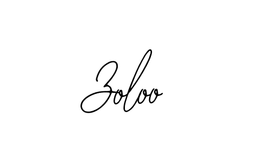 How to make Zoloo name signature. Use Bearetta-2O07w style for creating short signs online. This is the latest handwritten sign. Zoloo signature style 12 images and pictures png