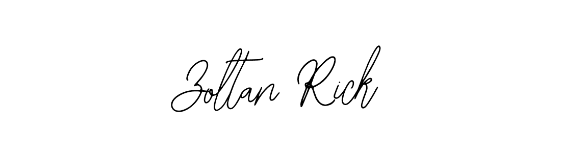 Also You can easily find your signature by using the search form. We will create Zoltan Rick name handwritten signature images for you free of cost using Bearetta-2O07w sign style. Zoltan Rick signature style 12 images and pictures png