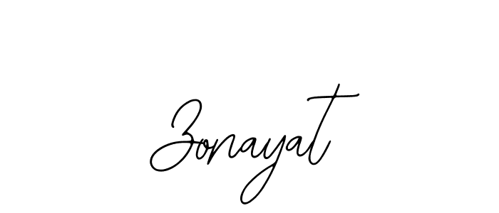 Design your own signature with our free online signature maker. With this signature software, you can create a handwritten (Bearetta-2O07w) signature for name Zonayat. Zonayat signature style 12 images and pictures png