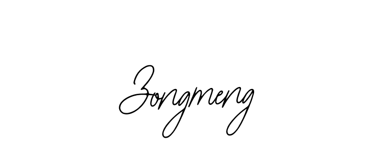 Also You can easily find your signature by using the search form. We will create Zongmeng name handwritten signature images for you free of cost using Bearetta-2O07w sign style. Zongmeng signature style 12 images and pictures png