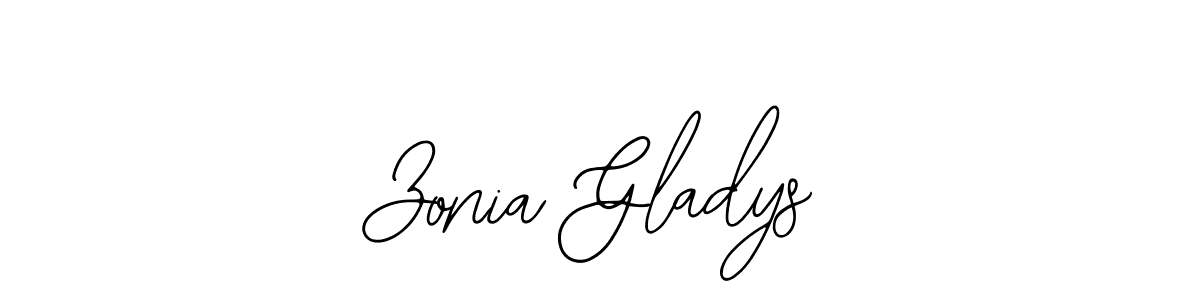 See photos of Zonia Gladys official signature by Spectra . Check more albums & portfolios. Read reviews & check more about Bearetta-2O07w font. Zonia Gladys signature style 12 images and pictures png