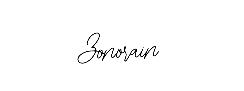 How to make Zonorain name signature. Use Bearetta-2O07w style for creating short signs online. This is the latest handwritten sign. Zonorain signature style 12 images and pictures png