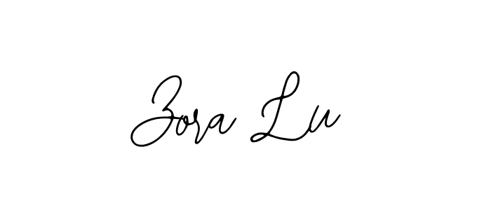 Zora Lu stylish signature style. Best Handwritten Sign (Bearetta-2O07w) for my name. Handwritten Signature Collection Ideas for my name Zora Lu. Zora Lu signature style 12 images and pictures png