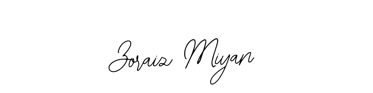 Also we have Zoraiz Miyan name is the best signature style. Create professional handwritten signature collection using Bearetta-2O07w autograph style. Zoraiz Miyan signature style 12 images and pictures png
