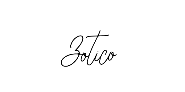 You should practise on your own different ways (Bearetta-2O07w) to write your name (Zotico) in signature. don't let someone else do it for you. Zotico signature style 12 images and pictures png