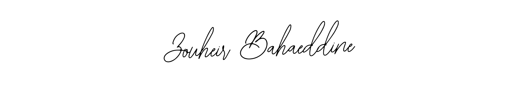Also we have Zouheir Bahaeddine name is the best signature style. Create professional handwritten signature collection using Bearetta-2O07w autograph style. Zouheir Bahaeddine signature style 12 images and pictures png