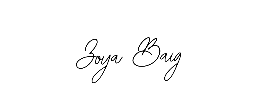 Zoya Baig stylish signature style. Best Handwritten Sign (Bearetta-2O07w) for my name. Handwritten Signature Collection Ideas for my name Zoya Baig. Zoya Baig signature style 12 images and pictures png