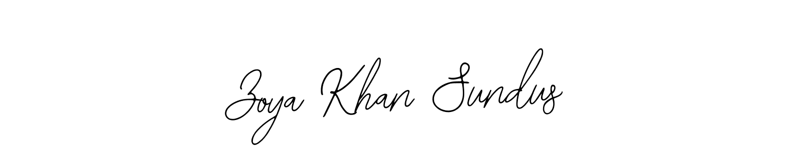 Make a beautiful signature design for name Zoya Khan Sundus. With this signature (Bearetta-2O07w) style, you can create a handwritten signature for free. Zoya Khan Sundus signature style 12 images and pictures png