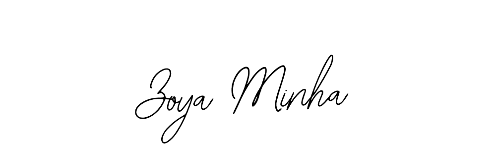 Best and Professional Signature Style for Zoya Minha. Bearetta-2O07w Best Signature Style Collection. Zoya Minha signature style 12 images and pictures png