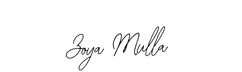 Similarly Bearetta-2O07w is the best handwritten signature design. Signature creator online .You can use it as an online autograph creator for name Zoya Mulla. Zoya Mulla signature style 12 images and pictures png