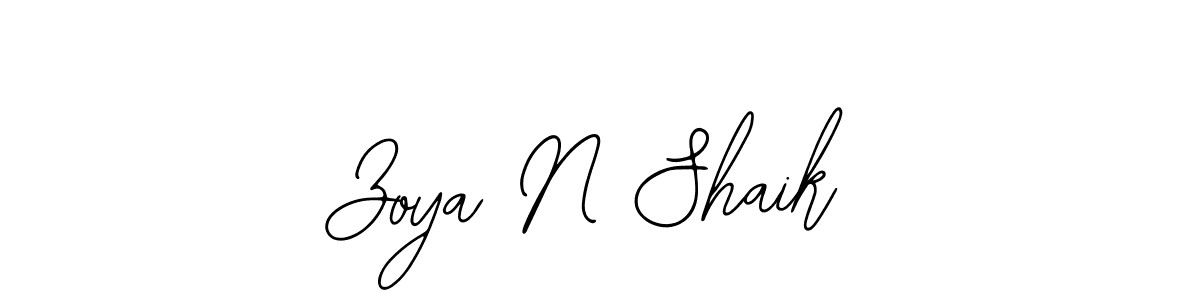 Similarly Bearetta-2O07w is the best handwritten signature design. Signature creator online .You can use it as an online autograph creator for name Zoya N Shaik. Zoya N Shaik signature style 12 images and pictures png