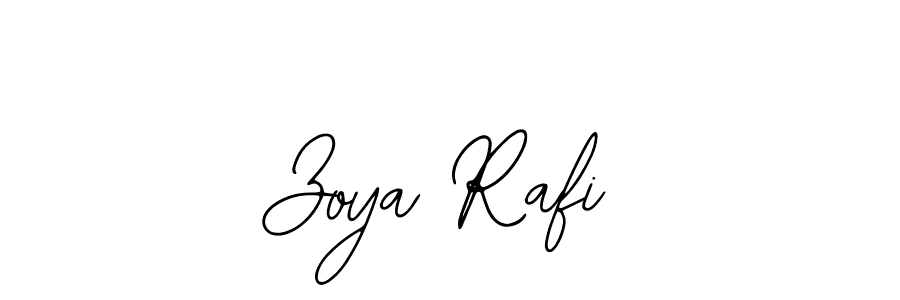 Also You can easily find your signature by using the search form. We will create Zoya Rafi name handwritten signature images for you free of cost using Bearetta-2O07w sign style. Zoya Rafi signature style 12 images and pictures png