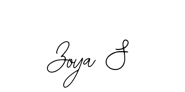 if you are searching for the best signature style for your name Zoya S. so please give up your signature search. here we have designed multiple signature styles  using Bearetta-2O07w. Zoya S signature style 12 images and pictures png