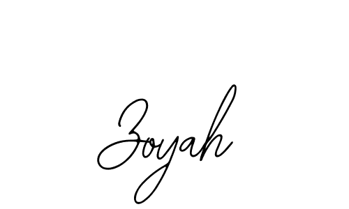 The best way (Bearetta-2O07w) to make a short signature is to pick only two or three words in your name. The name Zoyah include a total of six letters. For converting this name. Zoyah signature style 12 images and pictures png