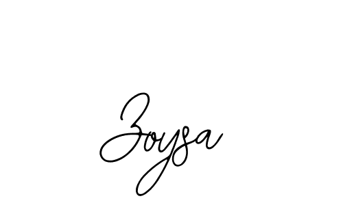 Use a signature maker to create a handwritten signature online. With this signature software, you can design (Bearetta-2O07w) your own signature for name Zoysa. Zoysa signature style 12 images and pictures png