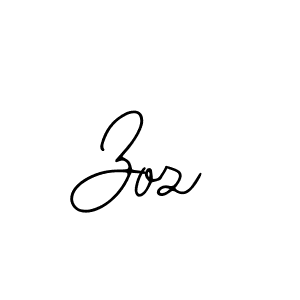 How to make Zoz signature? Bearetta-2O07w is a professional autograph style. Create handwritten signature for Zoz name. Zoz signature style 12 images and pictures png