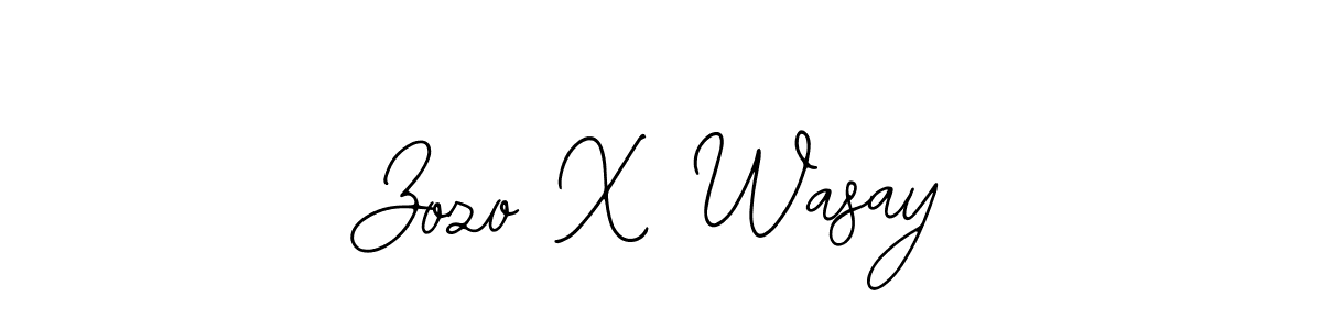 How to Draw Zozo X Wasay signature style? Bearetta-2O07w is a latest design signature styles for name Zozo X Wasay. Zozo X Wasay signature style 12 images and pictures png