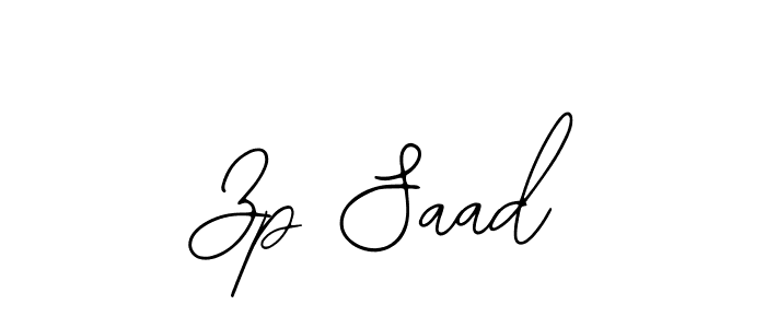 Create a beautiful signature design for name Zp Saad. With this signature (Bearetta-2O07w) fonts, you can make a handwritten signature for free. Zp Saad signature style 12 images and pictures png
