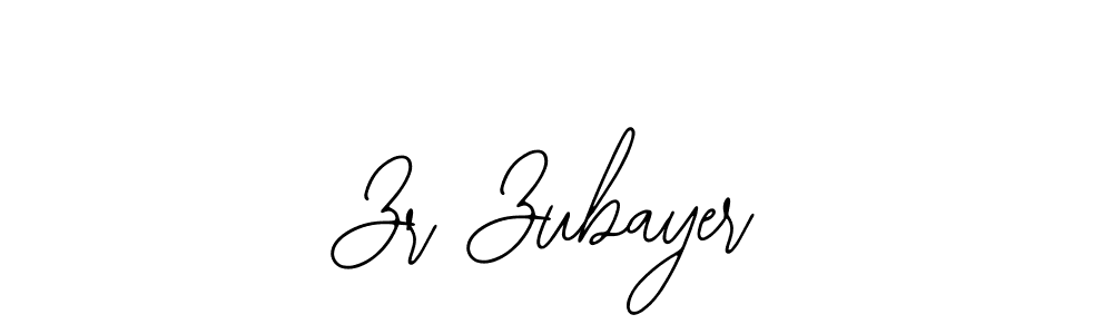 Make a beautiful signature design for name Zr Zubayer. With this signature (Bearetta-2O07w) style, you can create a handwritten signature for free. Zr Zubayer signature style 12 images and pictures png
