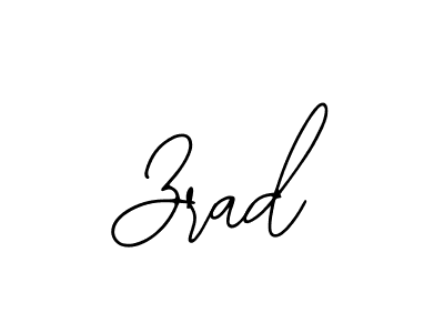 Bearetta-2O07w is a professional signature style that is perfect for those who want to add a touch of class to their signature. It is also a great choice for those who want to make their signature more unique. Get Zrad name to fancy signature for free. Zrad signature style 12 images and pictures png