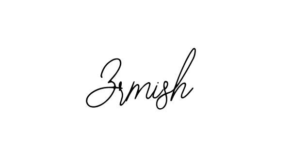 if you are searching for the best signature style for your name Zrmish. so please give up your signature search. here we have designed multiple signature styles  using Bearetta-2O07w. Zrmish signature style 12 images and pictures png