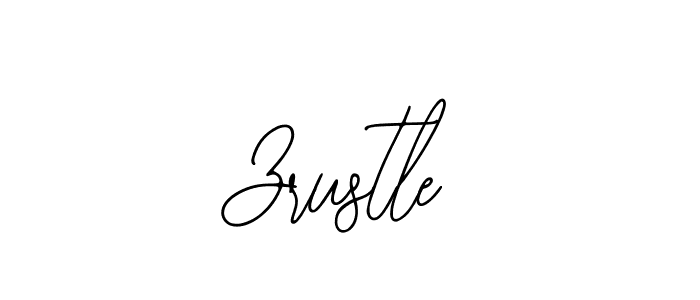 How to make Zrustle signature? Bearetta-2O07w is a professional autograph style. Create handwritten signature for Zrustle name. Zrustle signature style 12 images and pictures png