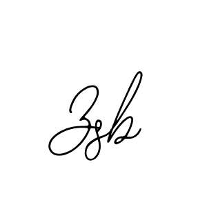 How to make Zsb signature? Bearetta-2O07w is a professional autograph style. Create handwritten signature for Zsb name. Zsb signature style 12 images and pictures png