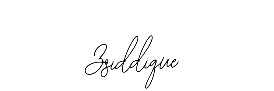 You should practise on your own different ways (Bearetta-2O07w) to write your name (Zsiddique) in signature. don't let someone else do it for you. Zsiddique signature style 12 images and pictures png