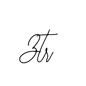 You should practise on your own different ways (Bearetta-2O07w) to write your name (Ztr) in signature. don't let someone else do it for you. Ztr signature style 12 images and pictures png