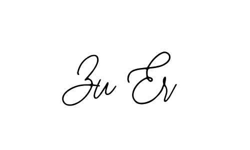 Zu Er stylish signature style. Best Handwritten Sign (Bearetta-2O07w) for my name. Handwritten Signature Collection Ideas for my name Zu Er. Zu Er signature style 12 images and pictures png