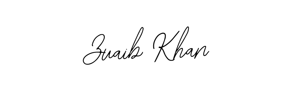Also we have Zuaib Khan name is the best signature style. Create professional handwritten signature collection using Bearetta-2O07w autograph style. Zuaib Khan signature style 12 images and pictures png