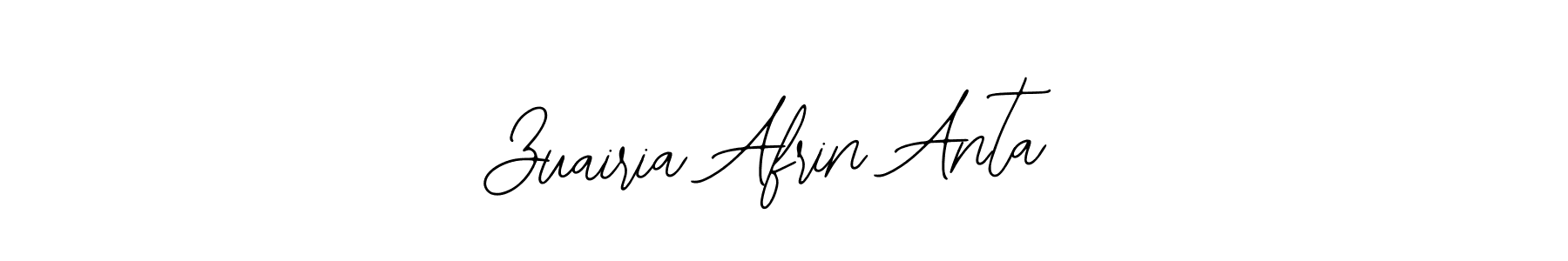 Make a beautiful signature design for name Zuairia Afrin Anta. With this signature (Bearetta-2O07w) style, you can create a handwritten signature for free. Zuairia Afrin Anta signature style 12 images and pictures png