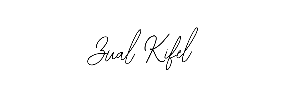 Also You can easily find your signature by using the search form. We will create Zual Kifel name handwritten signature images for you free of cost using Bearetta-2O07w sign style. Zual Kifel signature style 12 images and pictures png