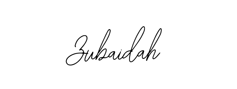 The best way (Bearetta-2O07w) to make a short signature is to pick only two or three words in your name. The name Zubaidah include a total of six letters. For converting this name. Zubaidah signature style 12 images and pictures png