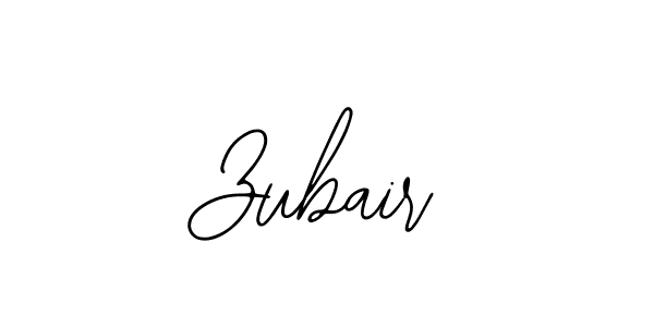 How to make Zubair name signature. Use Bearetta-2O07w style for creating short signs online. This is the latest handwritten sign. Zubair signature style 12 images and pictures png