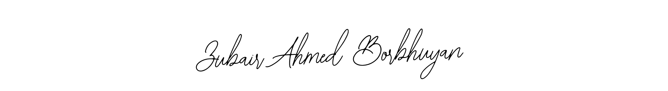 How to make Zubair Ahmed Borbhuyan signature? Bearetta-2O07w is a professional autograph style. Create handwritten signature for Zubair Ahmed Borbhuyan name. Zubair Ahmed Borbhuyan signature style 12 images and pictures png