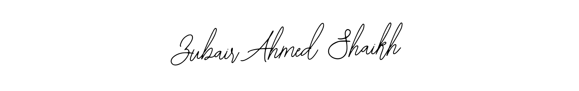 Design your own signature with our free online signature maker. With this signature software, you can create a handwritten (Bearetta-2O07w) signature for name Zubair Ahmed Shaikh. Zubair Ahmed Shaikh signature style 12 images and pictures png