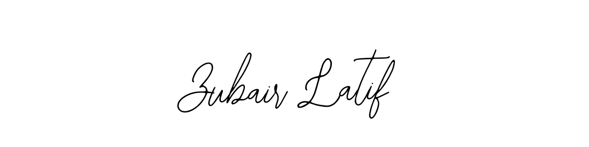 You should practise on your own different ways (Bearetta-2O07w) to write your name (Zubair Latif) in signature. don't let someone else do it for you. Zubair Latif signature style 12 images and pictures png