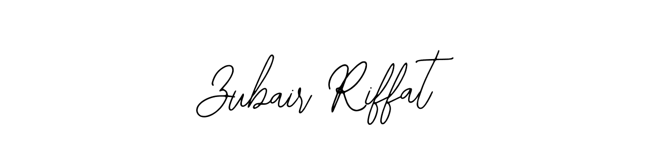 Also You can easily find your signature by using the search form. We will create Zubair Riffat name handwritten signature images for you free of cost using Bearetta-2O07w sign style. Zubair Riffat signature style 12 images and pictures png