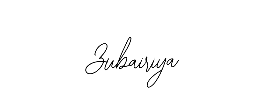 Use a signature maker to create a handwritten signature online. With this signature software, you can design (Bearetta-2O07w) your own signature for name Zubairiya. Zubairiya signature style 12 images and pictures png