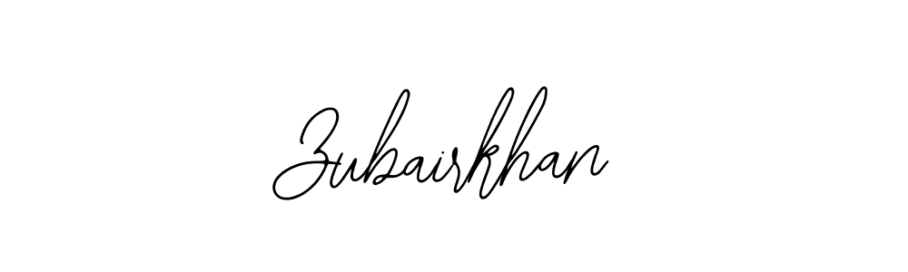 Use a signature maker to create a handwritten signature online. With this signature software, you can design (Bearetta-2O07w) your own signature for name Zubairkhan. Zubairkhan signature style 12 images and pictures png