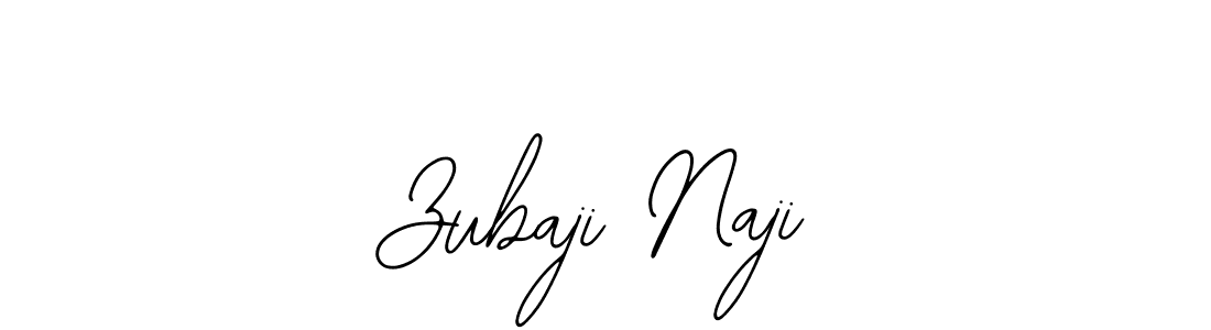 Use a signature maker to create a handwritten signature online. With this signature software, you can design (Bearetta-2O07w) your own signature for name Zubaji Naji. Zubaji Naji signature style 12 images and pictures png